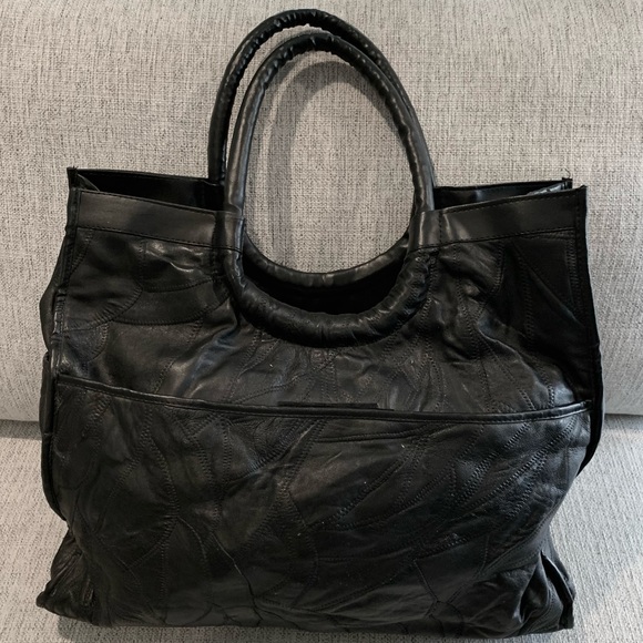 Vintage Navarre Leather Company Travel bag Genuine Leather - Picture 3 of 11